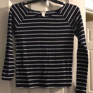 Stripped navy long sleeve